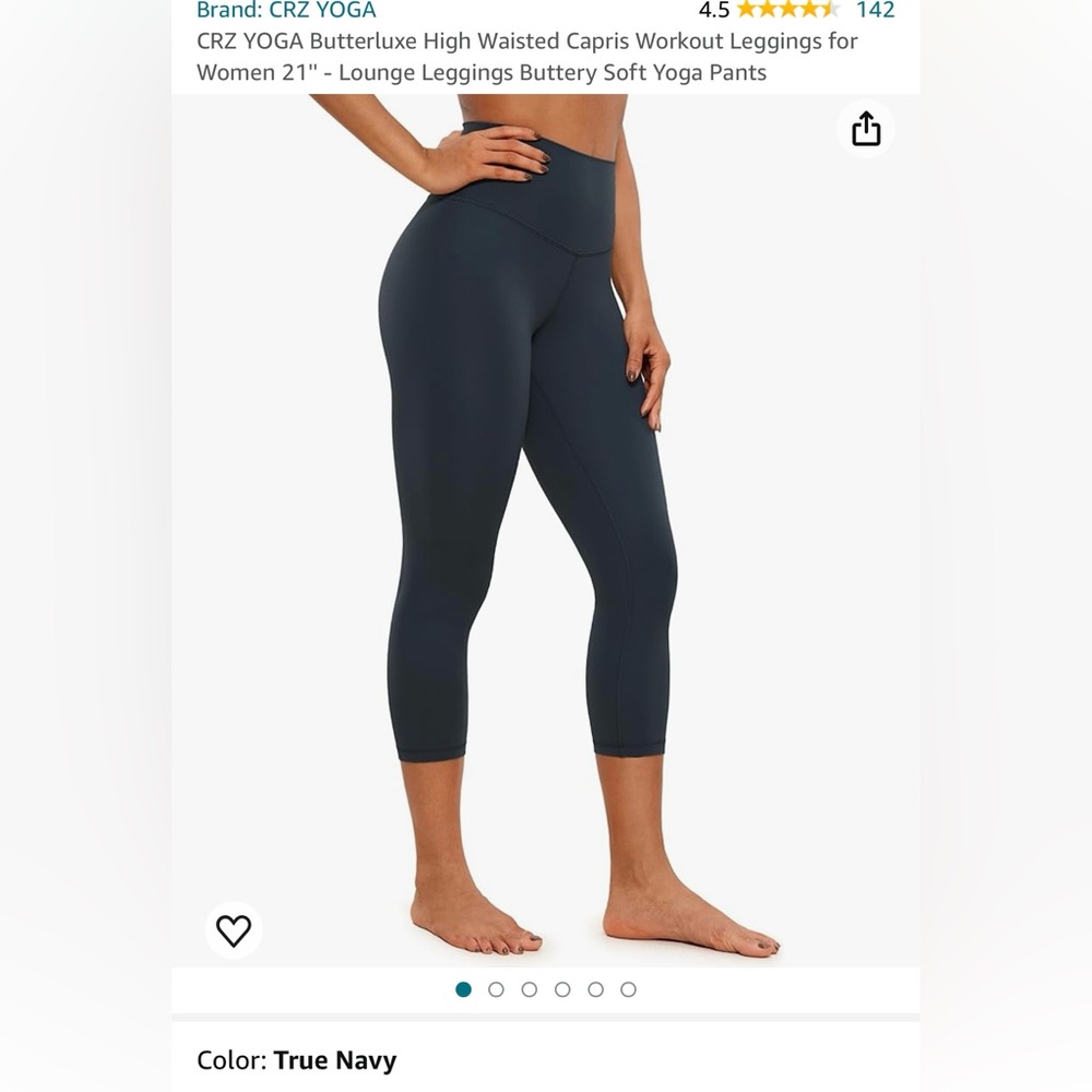 NWTCRZ Yoga Butterluxe High Waisted Leggings Size Small. 21” inseam. So soft!